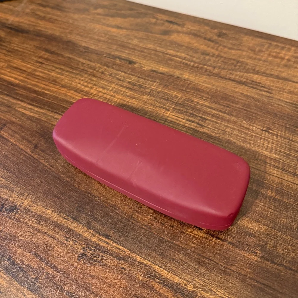 Ray-Ban Maroon Red Hard Eyeglasses Sunglasses Case